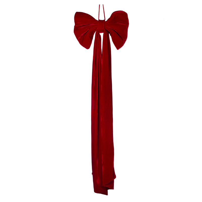 Bow Long Tail Red 90cm