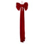 Bow Tree Topper Long Tail Red 90cm