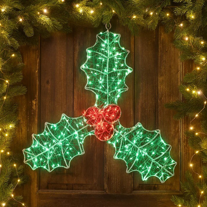 Holly Berry Micro LED 45cm