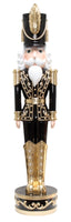 Nutcracker Black and Gold 55cm