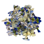 Butterfly Ball Metal Wired Blue and White 40cm - Christmas Decorations Brisbane