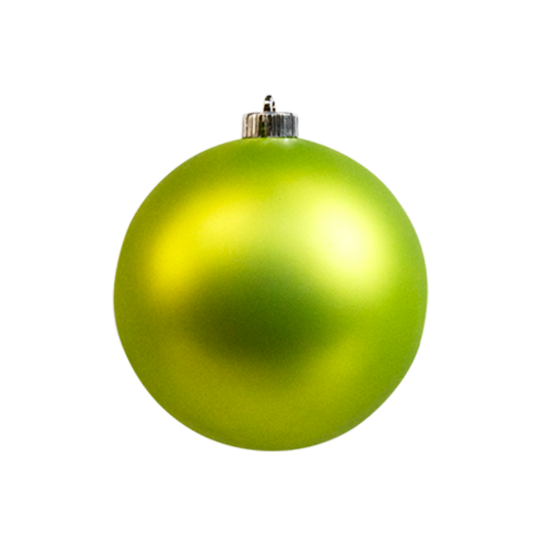 Bauble Matte Lime 150mm - Christmas Decorations Brisbane