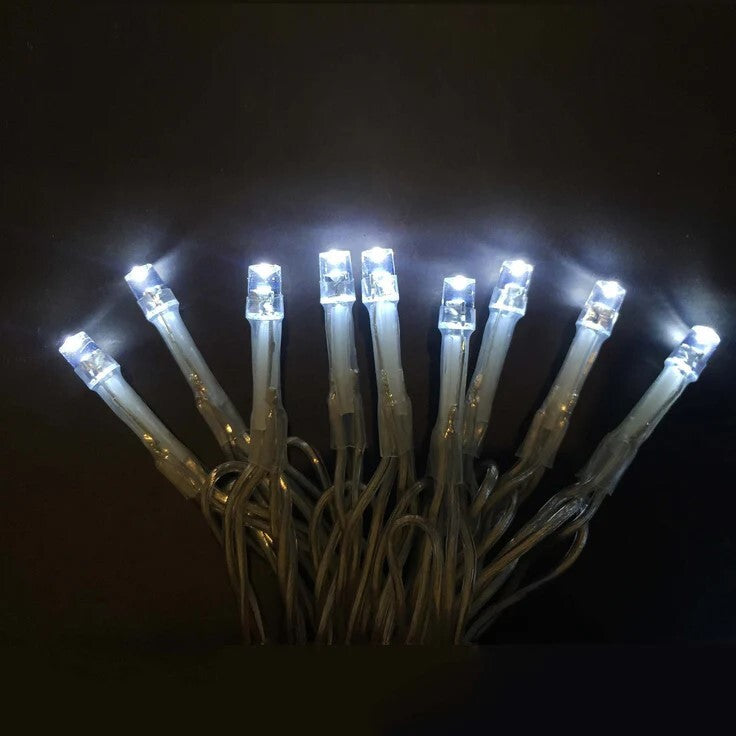 Cool white 5m fairy lights with multiple functions
