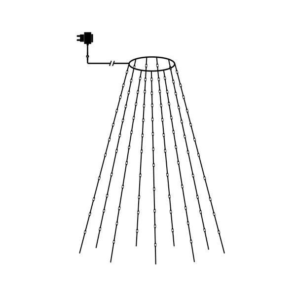Light RGB String for 2.1m Tree - Christmas Decorations Brisbane