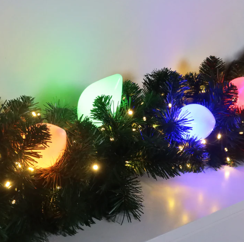 Vintage Lights Multicolour Connectable 5m - Christmas Decorations Brisbane