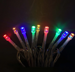 Lights Battery-Operated Clear Cable Multicolour 5m