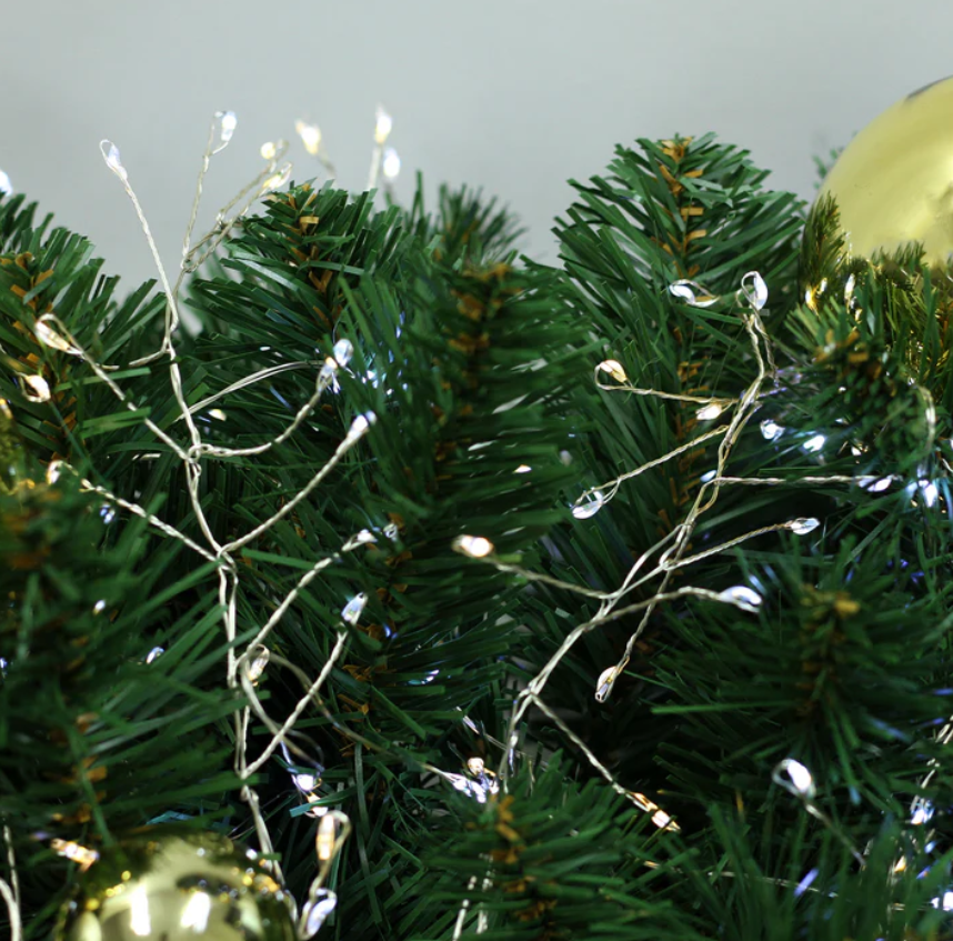 Micro Cluster LED Lights Warm & Cool White 6m - Christmas Decorations Brisbane