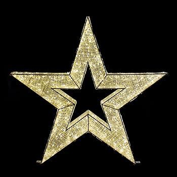 Star 3D Outdoor Light 2m - Christmas Decorations Brisbane