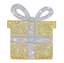 Gold Gift Box w/ White Ribbon 3D Outdoor Light 1.5m