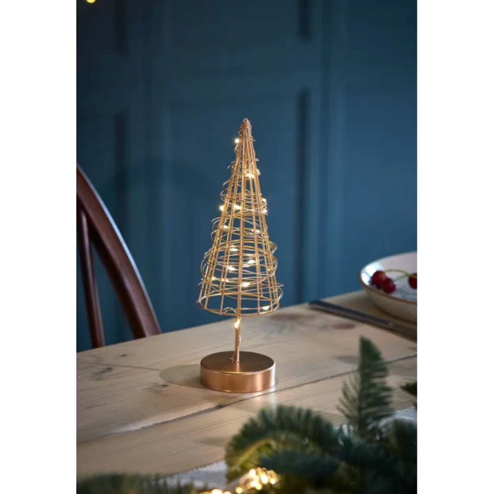 Table Tree Gold 23cm - Christmas Decorations Brisbane