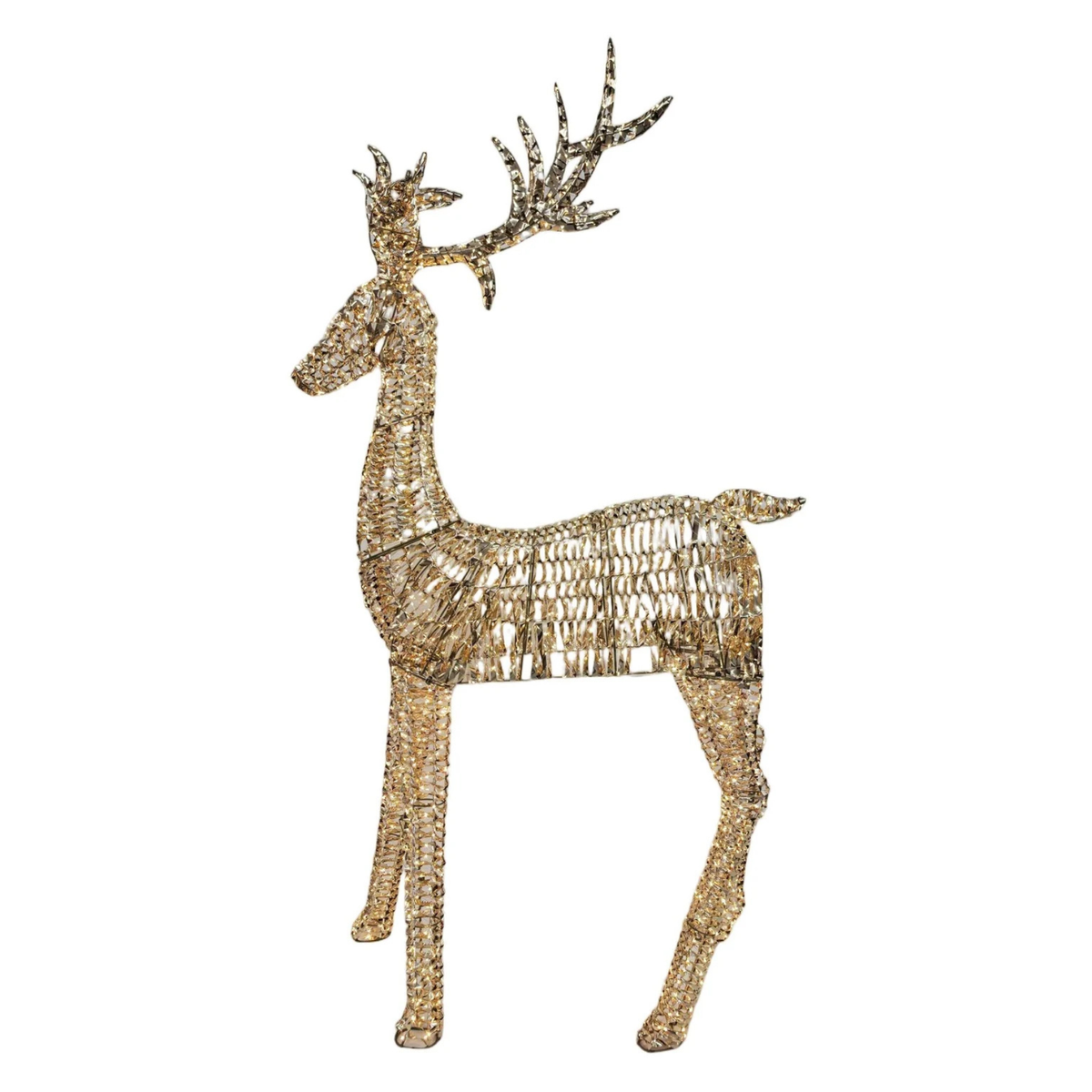 Light Up Reindeer Gold 1140 LED 160cm