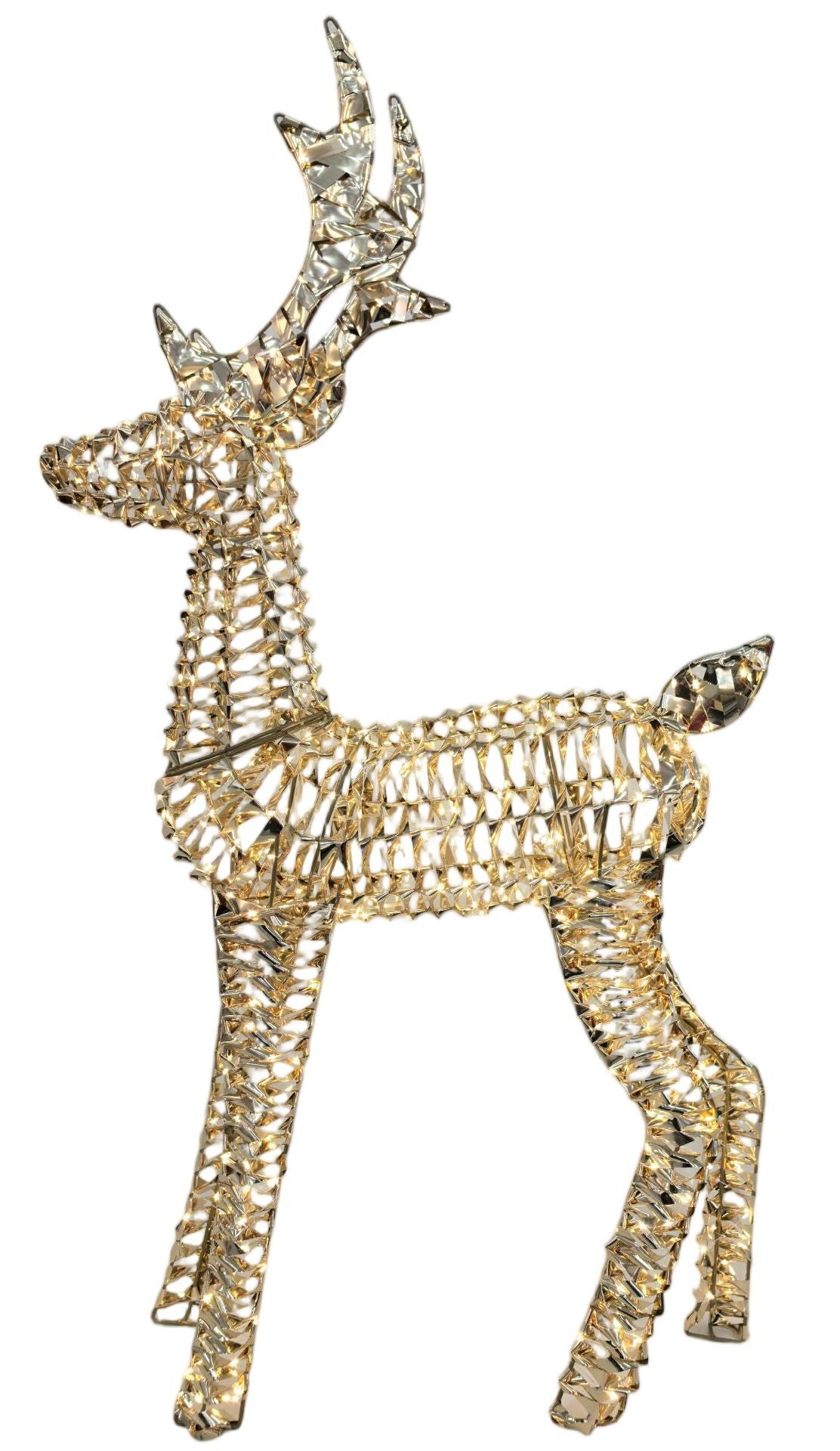 Light Up Reindeer Gold 500 LED 110cm