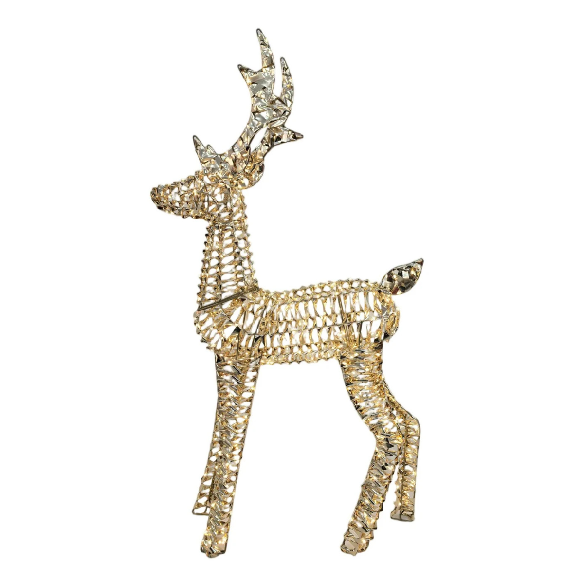 Light Up Reindeer Gold 500 LED 110cm