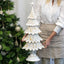 Tree Christmas White/Gold 81cm