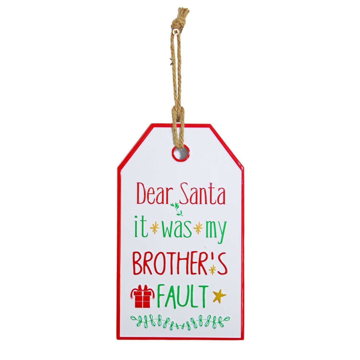 Metal Hanging Sign (Brother) 50cm