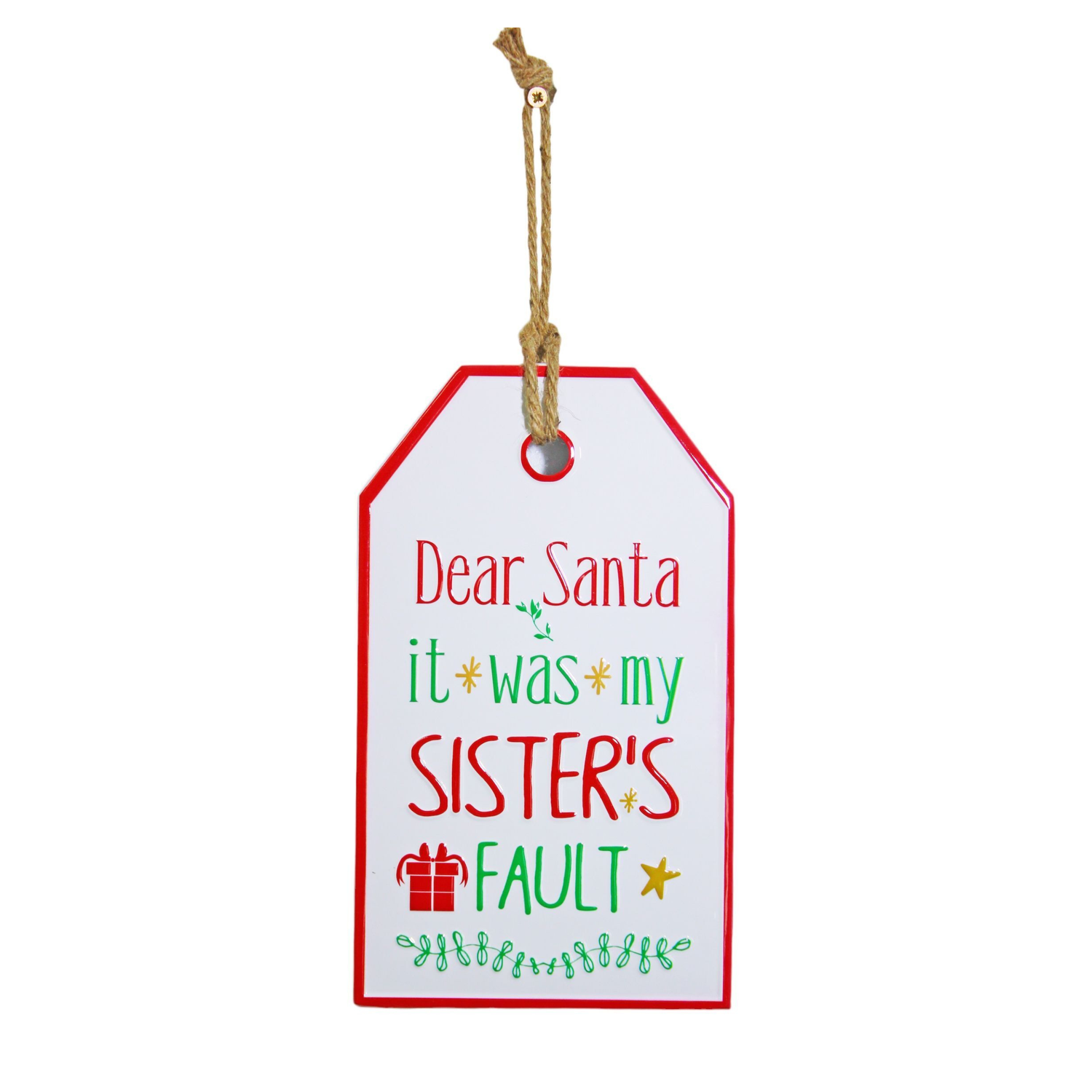 Metal Hanging Sign (Sister) 50cm