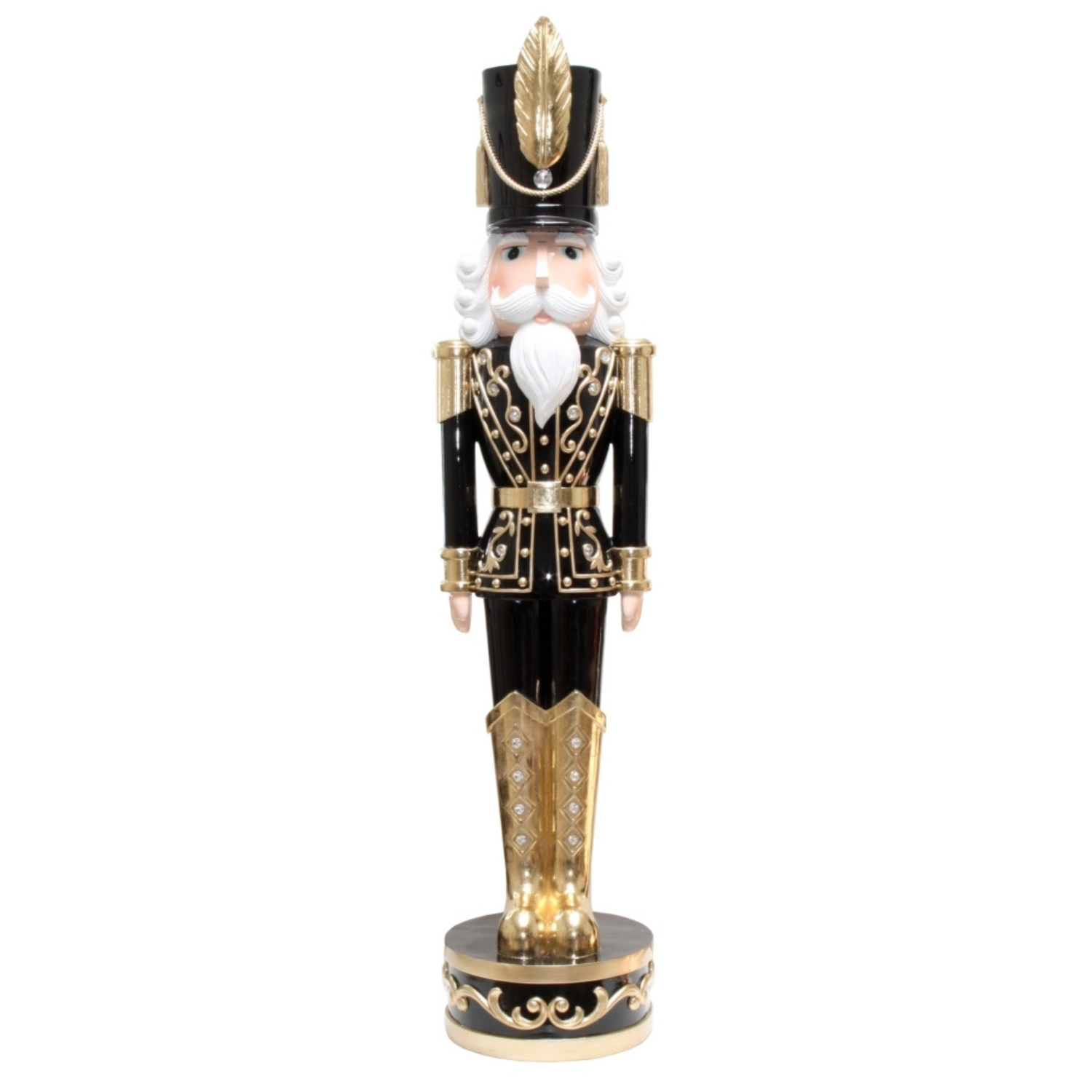 Nutcracker Black and Gold 120cm