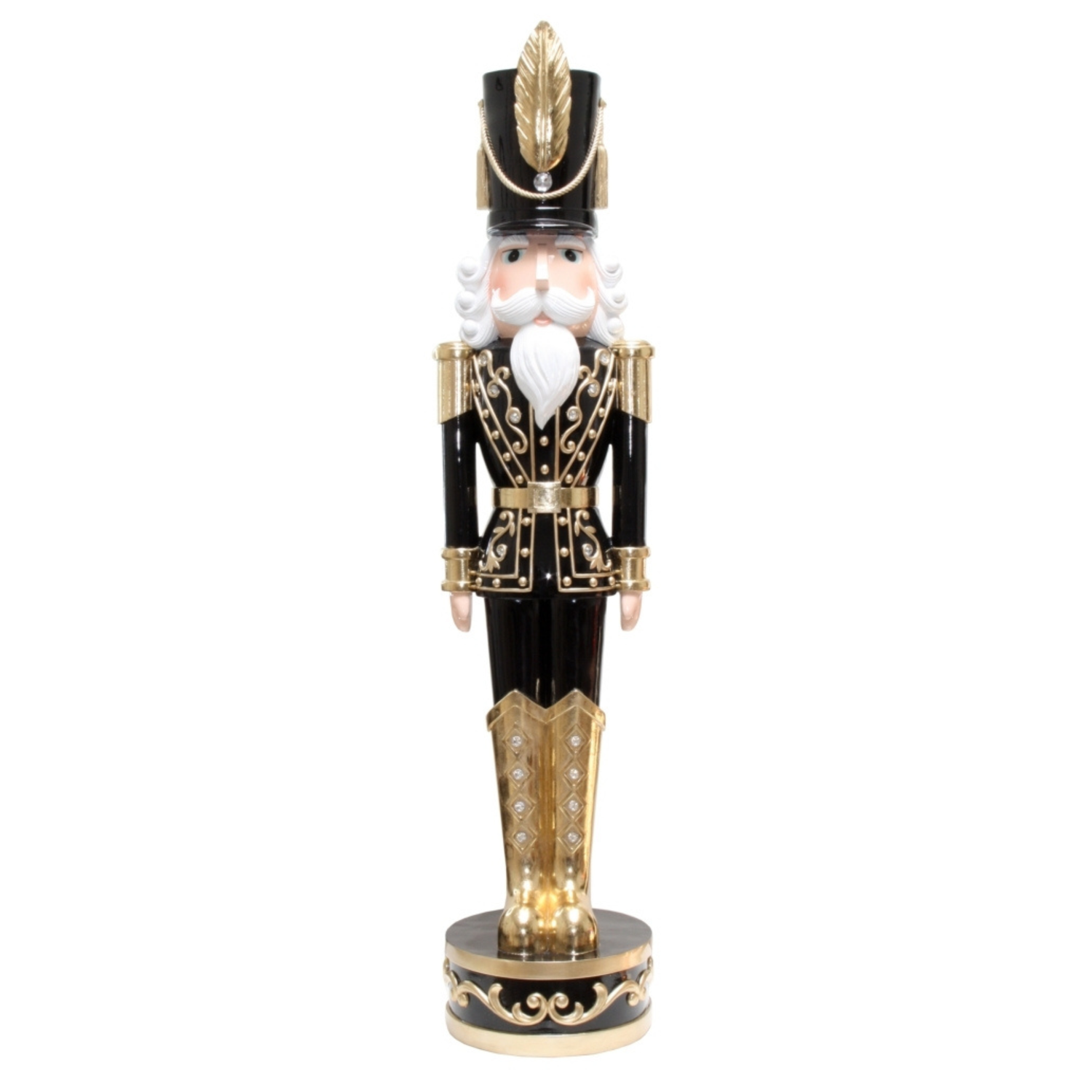 Nutcracker Black and Gold 55cm