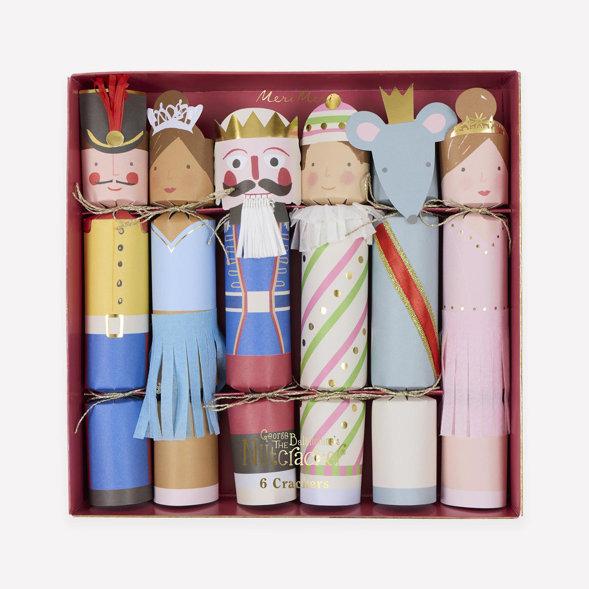 Crackers Meri Meri x New York City Ballet Character (Pack of 6 in 6 designs)