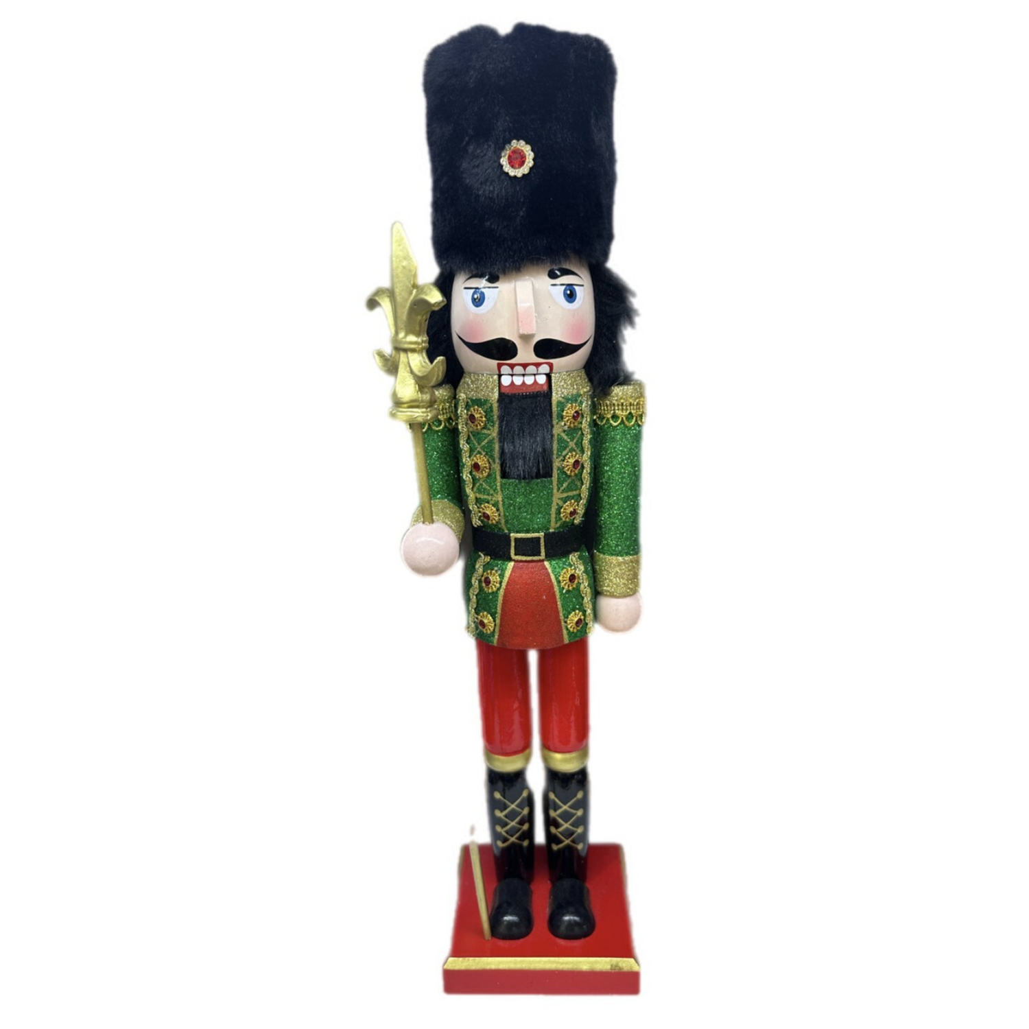 Nutcracker Traditional Green Jacket 38cm