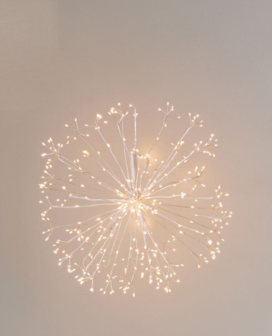 Starburst hanging LED - Woodland 40cm - Christmas Decorations Brisbane