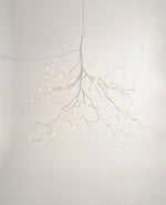 Spruce Branch Chandelier White 90cm - Christmas Decorations Brisbane