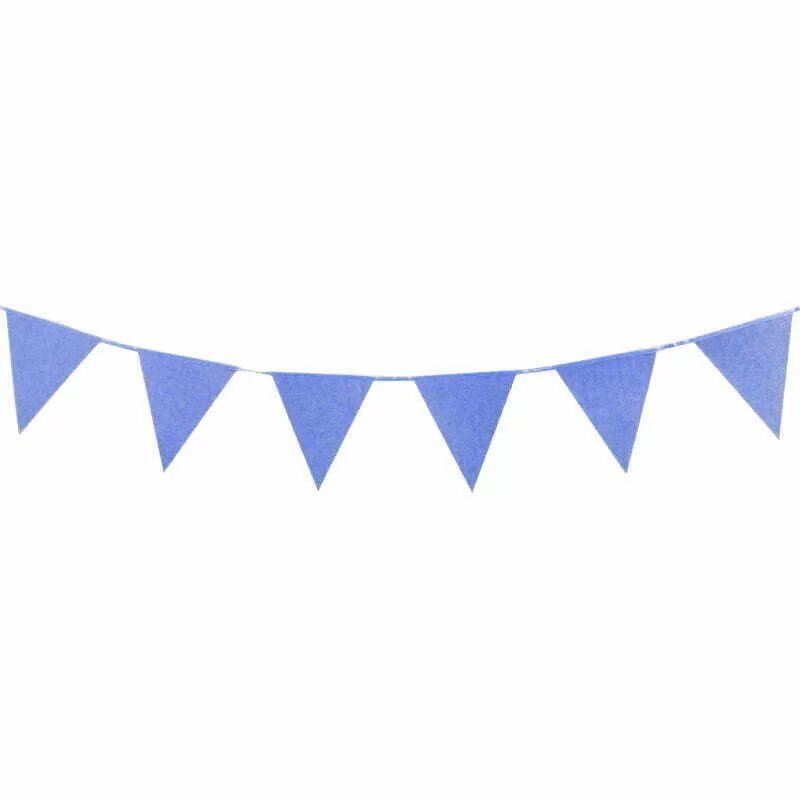Glitter Bunting Blue 3mx18cm - Christmas Decorations Brisbane