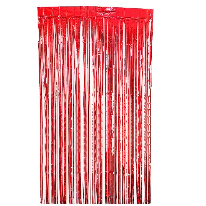 Foil Curtain Red 2mx1m - Christmas Decorations Brisbane