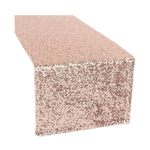 Table Runner Rose Gold Sequin 1.8m - Christmas Decorations Brisbane