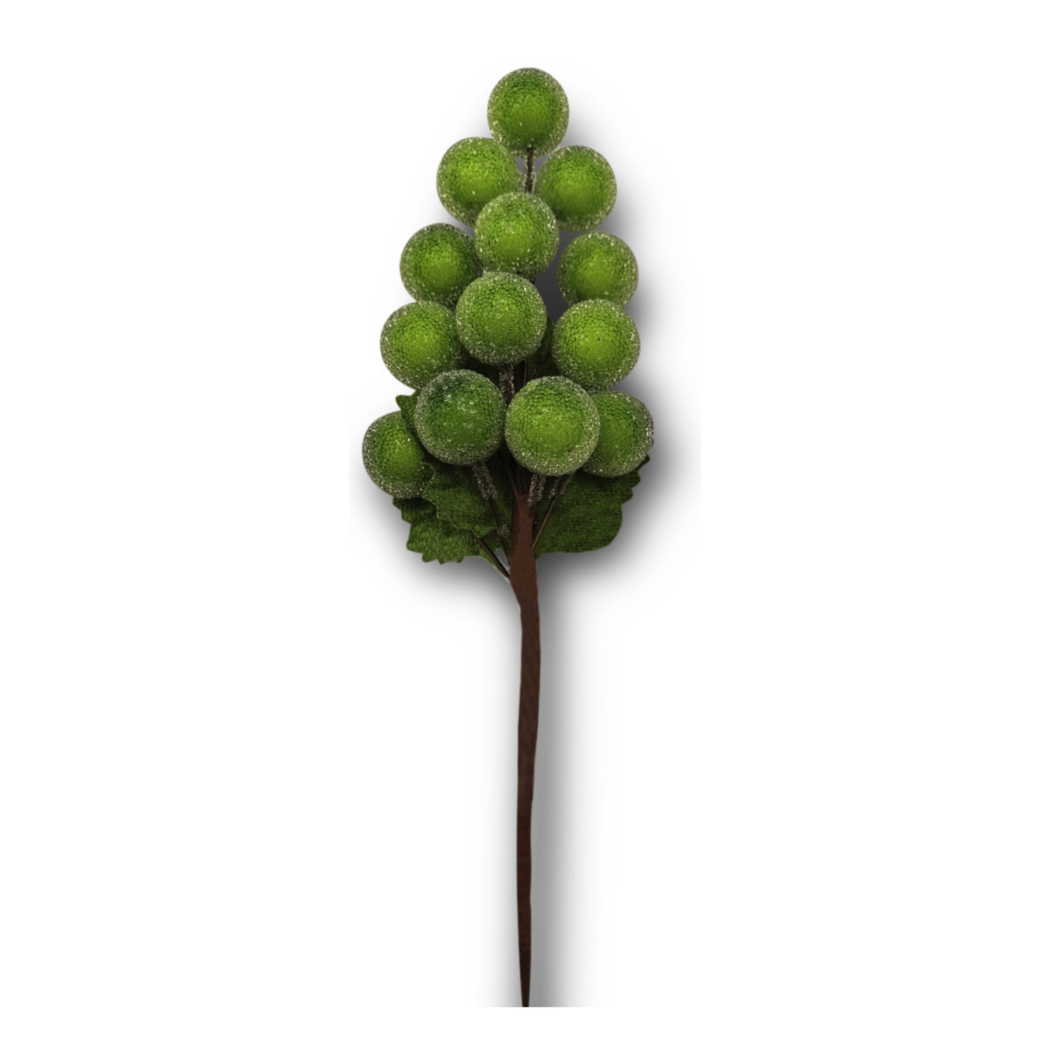 Pick Berry Bunch Frosted Green 15cm
