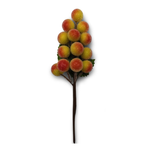 Pick Berry Bunch Frosted Sunkissed 15cm - Christmas Decorations Brisbane