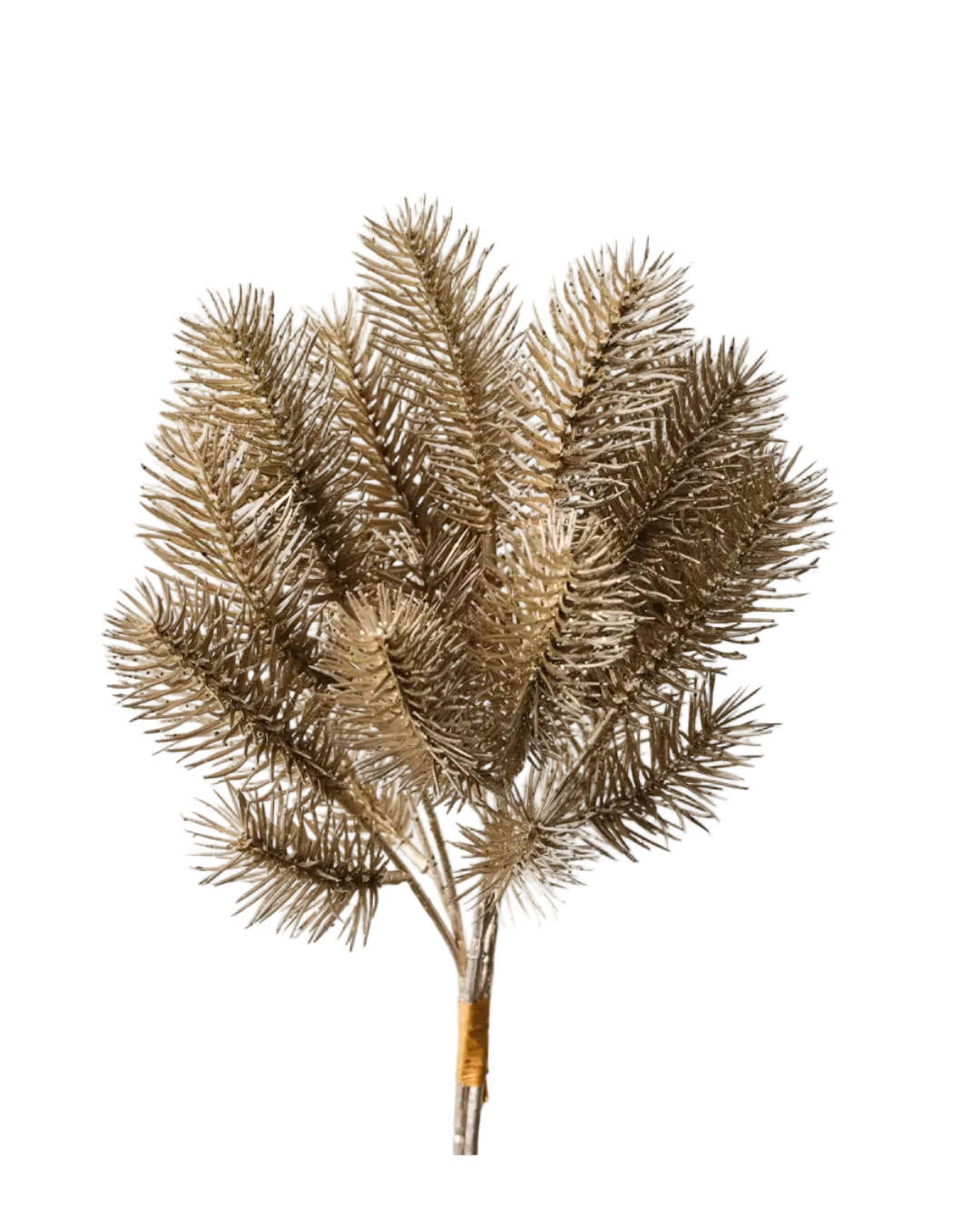 Pick Pine Bouquet Gold 30cm - Christmas Decorations Brisbane