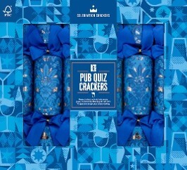 Cracker Pub Quiz Set Of 6 - Christmas Decorations Brisbane