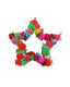 PomPom Star Multi Colour 28cm