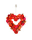 PomPom Heart Pink & Red 26cm