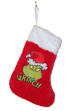 Grinch Red Stocking 35cm - Christmas Decorations Brisbane