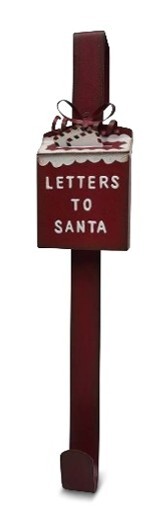 Wreath Hanger Red Mailbox 36cm - Christmas Decorations Brisbane