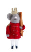 Regal Mouse Prince Felt Hanging Decoration 14cm