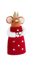 Regal Mouse Princess Felt Hanging Decoration 14cm