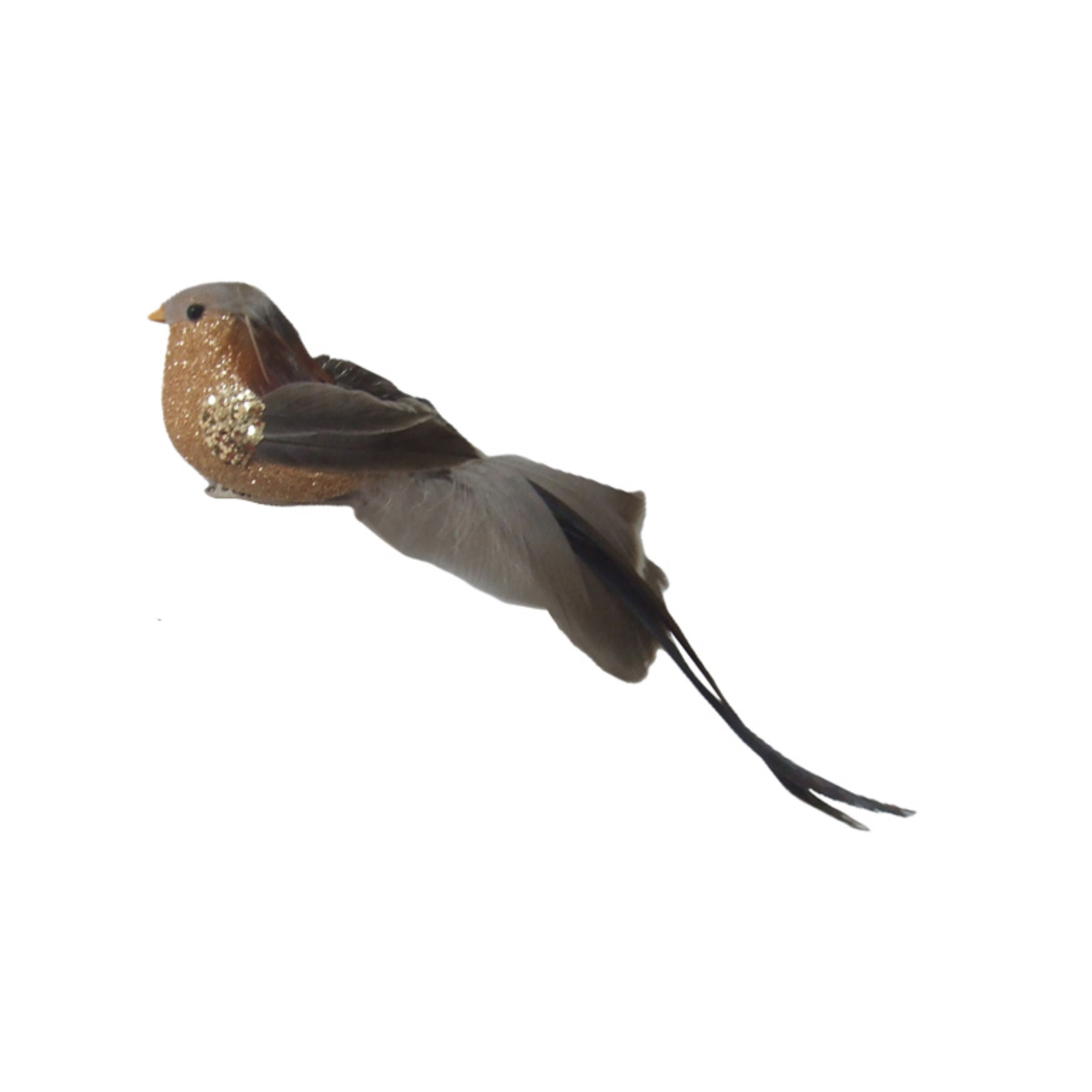 Bird Natural Copper Clip-On 19cm - Christmas Decorations Brisbane