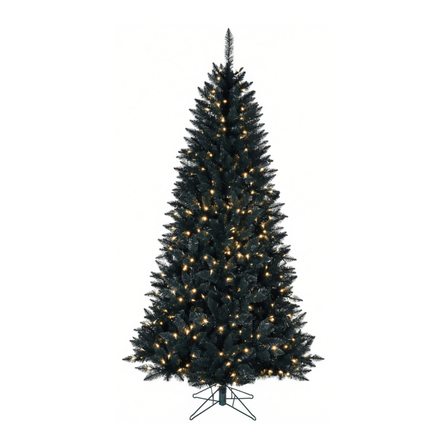 Tree Black Pre-Lit 2.3m