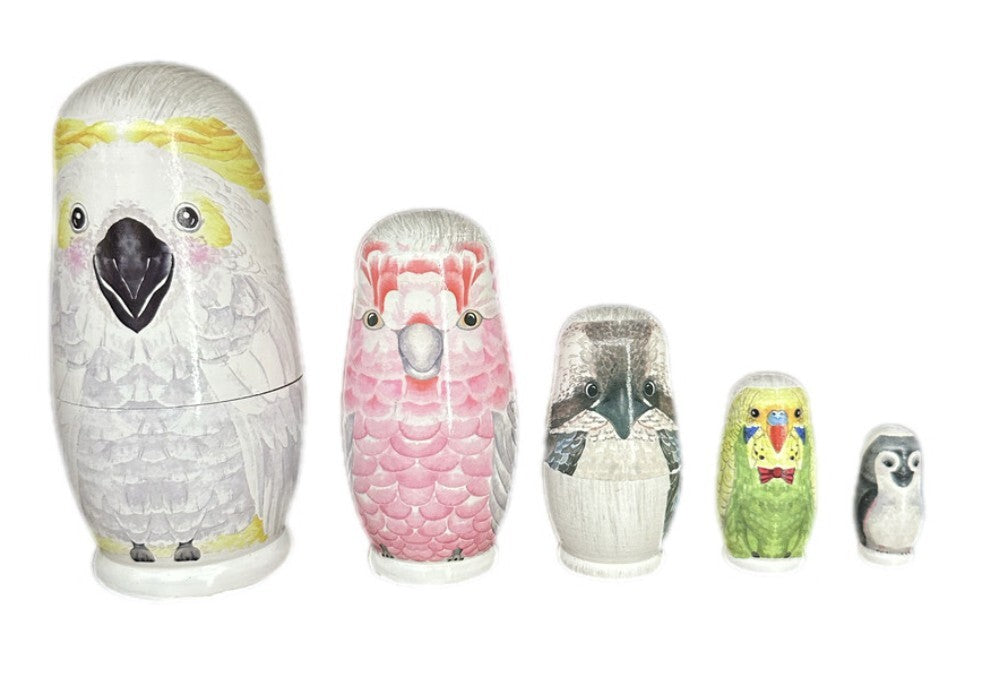 Russian Dolls Aussie Birds 20cm