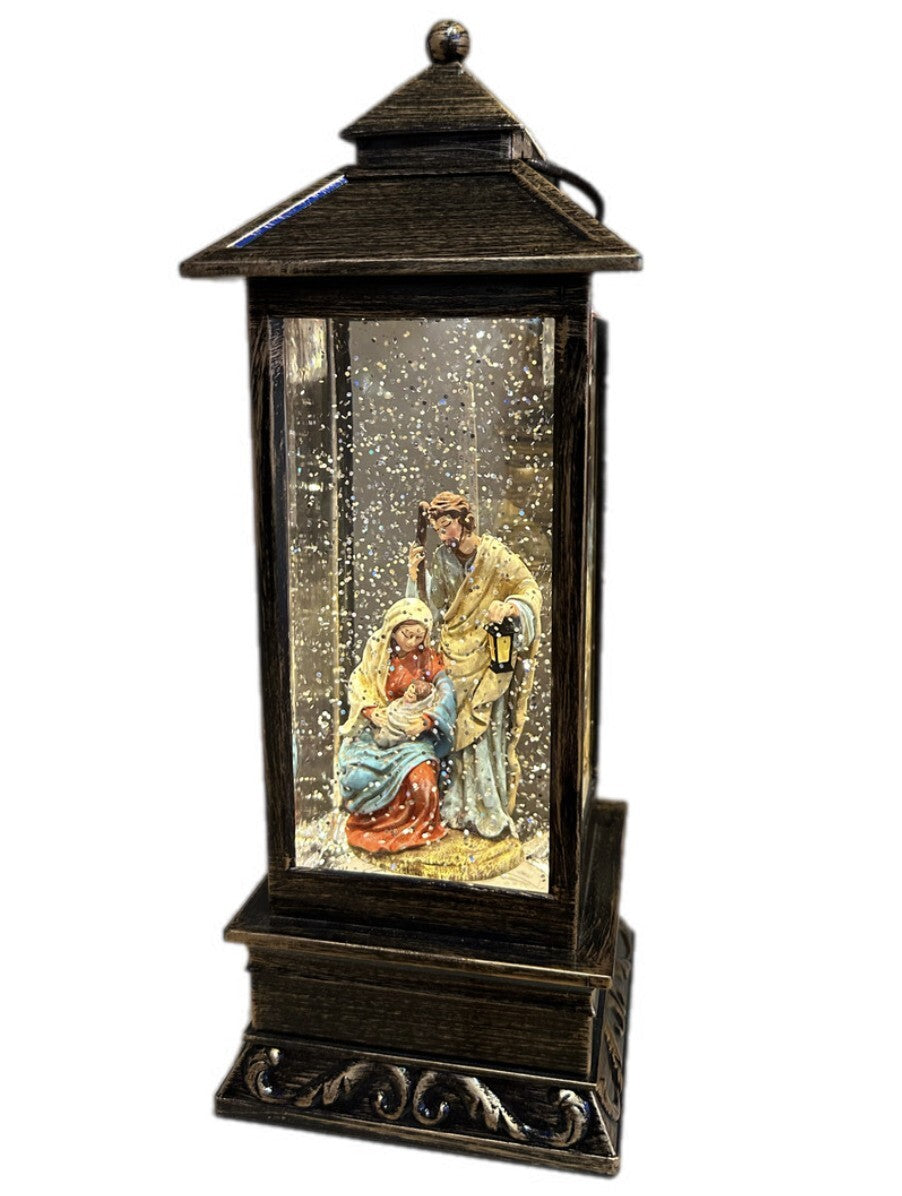 Lantern Nativity 27cm