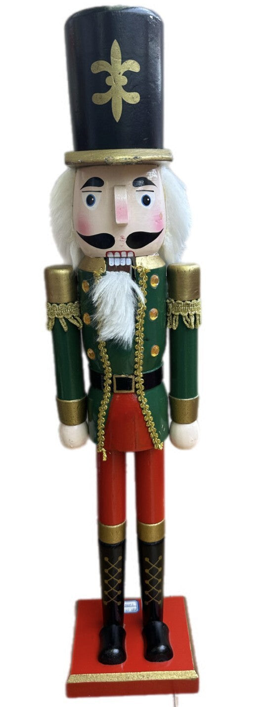 Nutcracker Green/Red 60cm