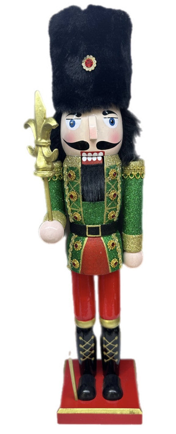 Nutcracker Traditional Green Jacket 38cm