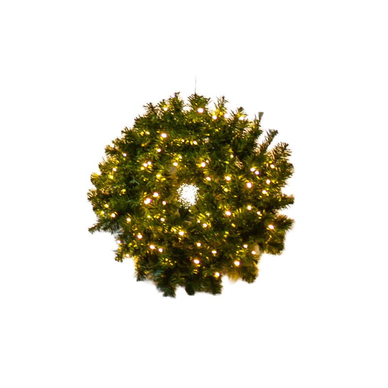 Wreath Pine Pre-Lit 60cm
