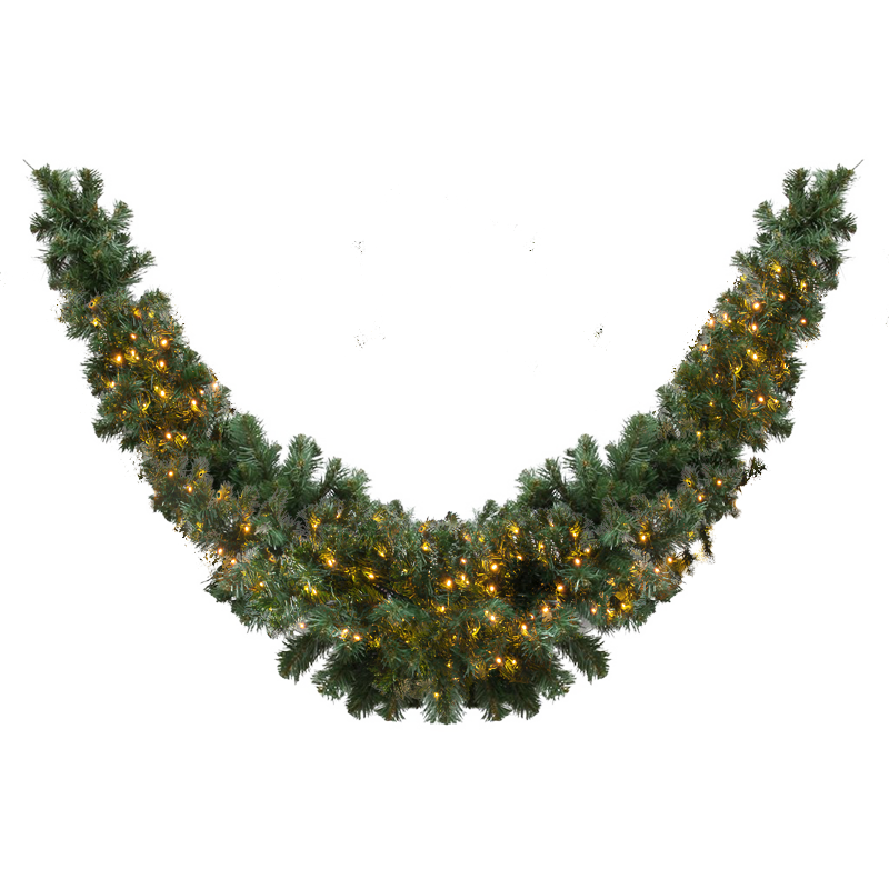 Garland Swag Pre-Lit 2.7m