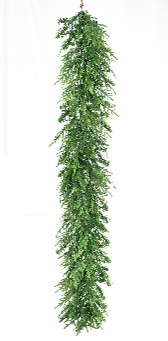 Garland Dimensional Mixed Foliage 2.7m x 50cm Pre-Lit