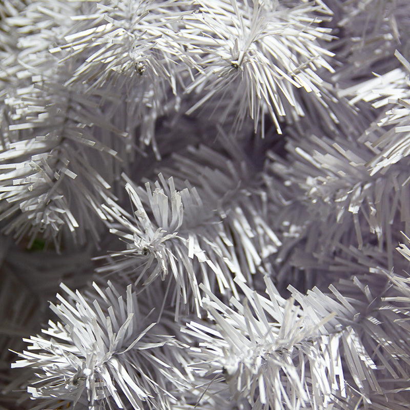 Wreath White Shiny 70cm