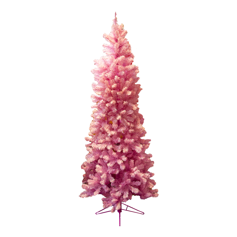 Tree Slimline Pink 2.1m - Christmas Decorations Brisbane